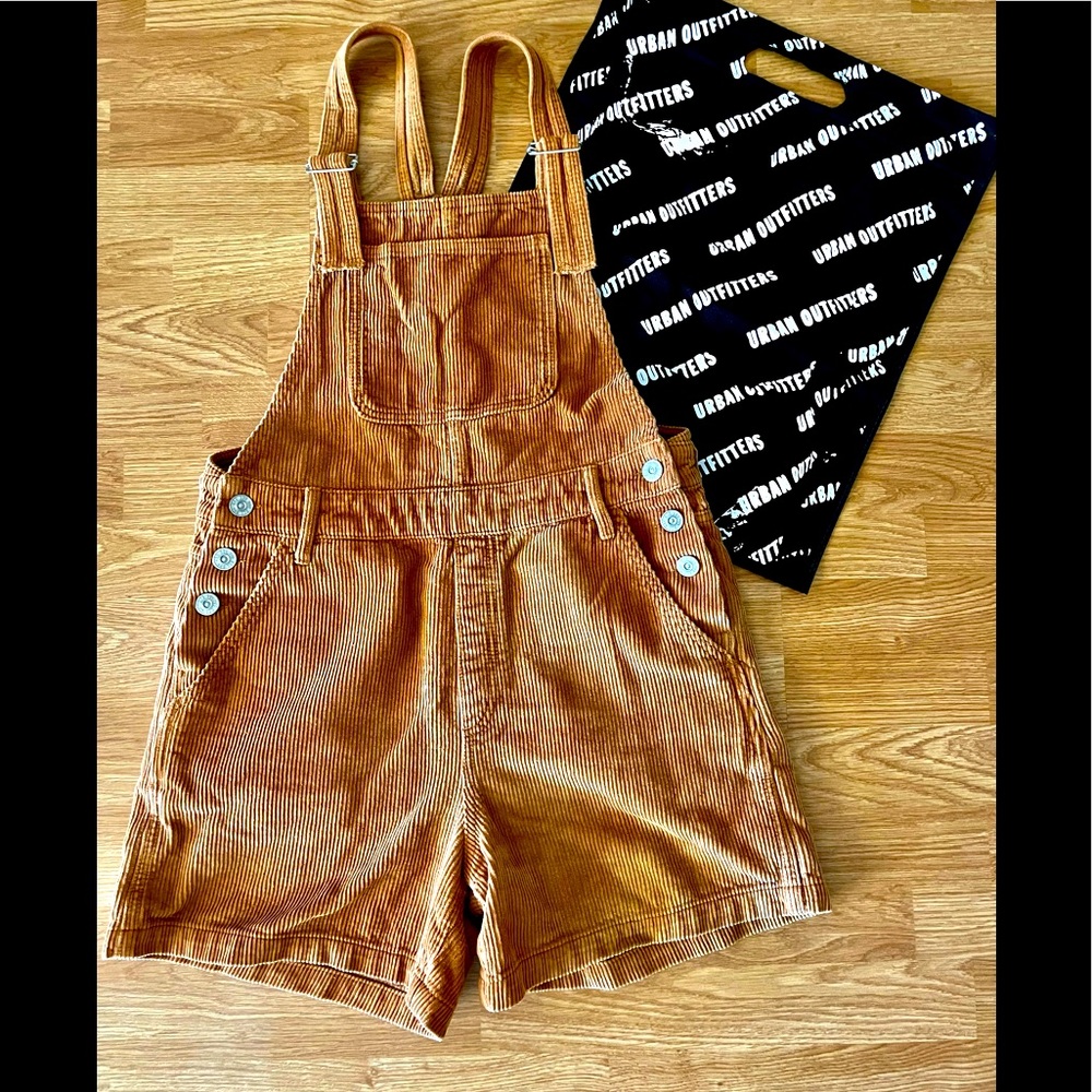 BDG Urban Outfitters Corduroy Short Overalls, 28